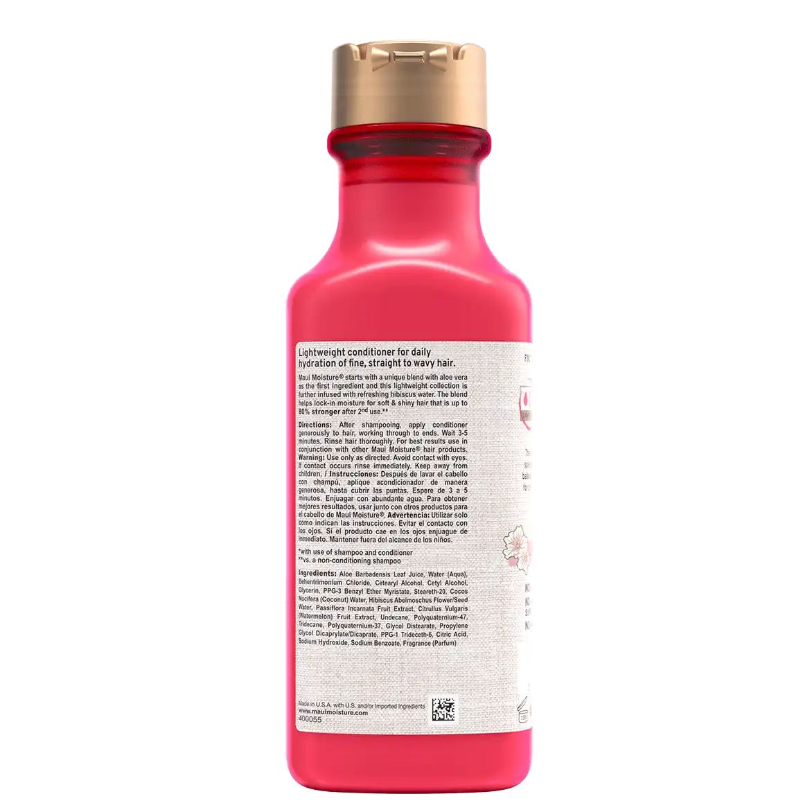 Lightweight Hydration + Hibiscus Water Conditioner