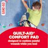 BAND-AID® Quilt-Aid® Comfort Pad. Designed to cushion painful wounds while you heal