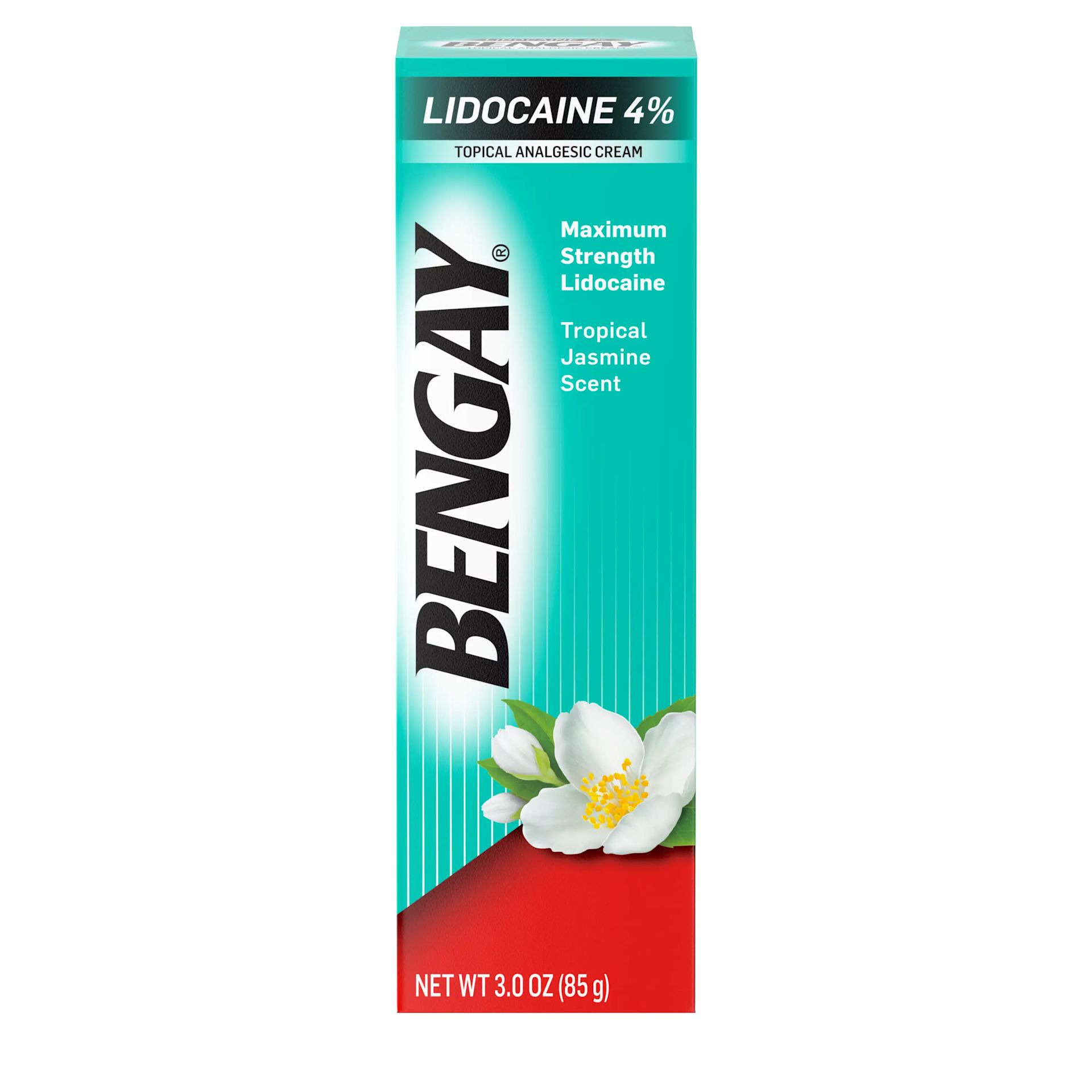 4% Lidocaine Pain Relieving Cream in Tropical Jasmine