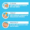 BAND-AID® WATER BLOCK® Adhesive bandages clean, treat, and protect wounds