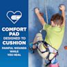 Comfort pad designed to cushion painful wounds while you heal