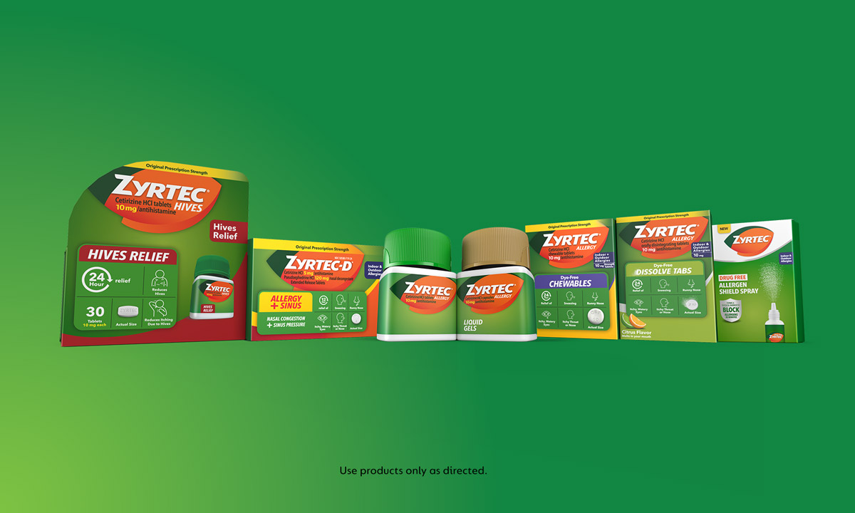 Old & new packaging noting that new outer packaging is 100% plastic-free