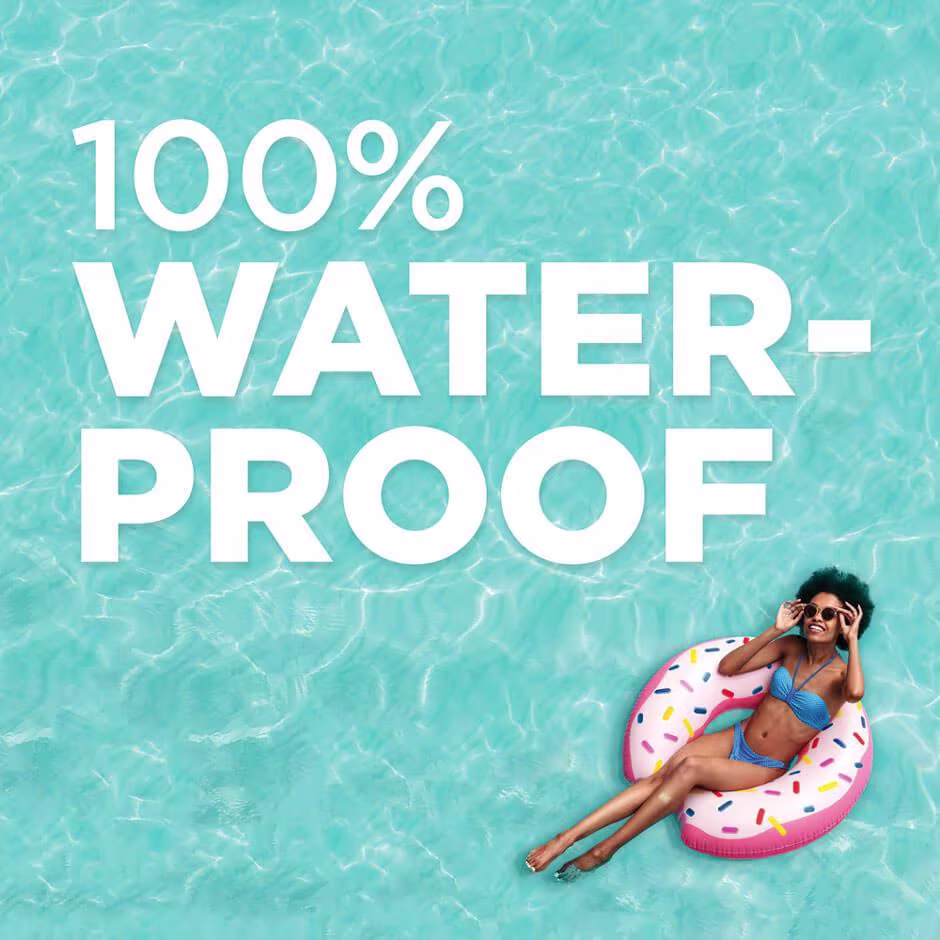 Band-Aid WATER BLOCK FLEX Bandages are 100% Water Proof