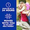 Stays on up to 24 hours, protection for everyday cuts and scrapes