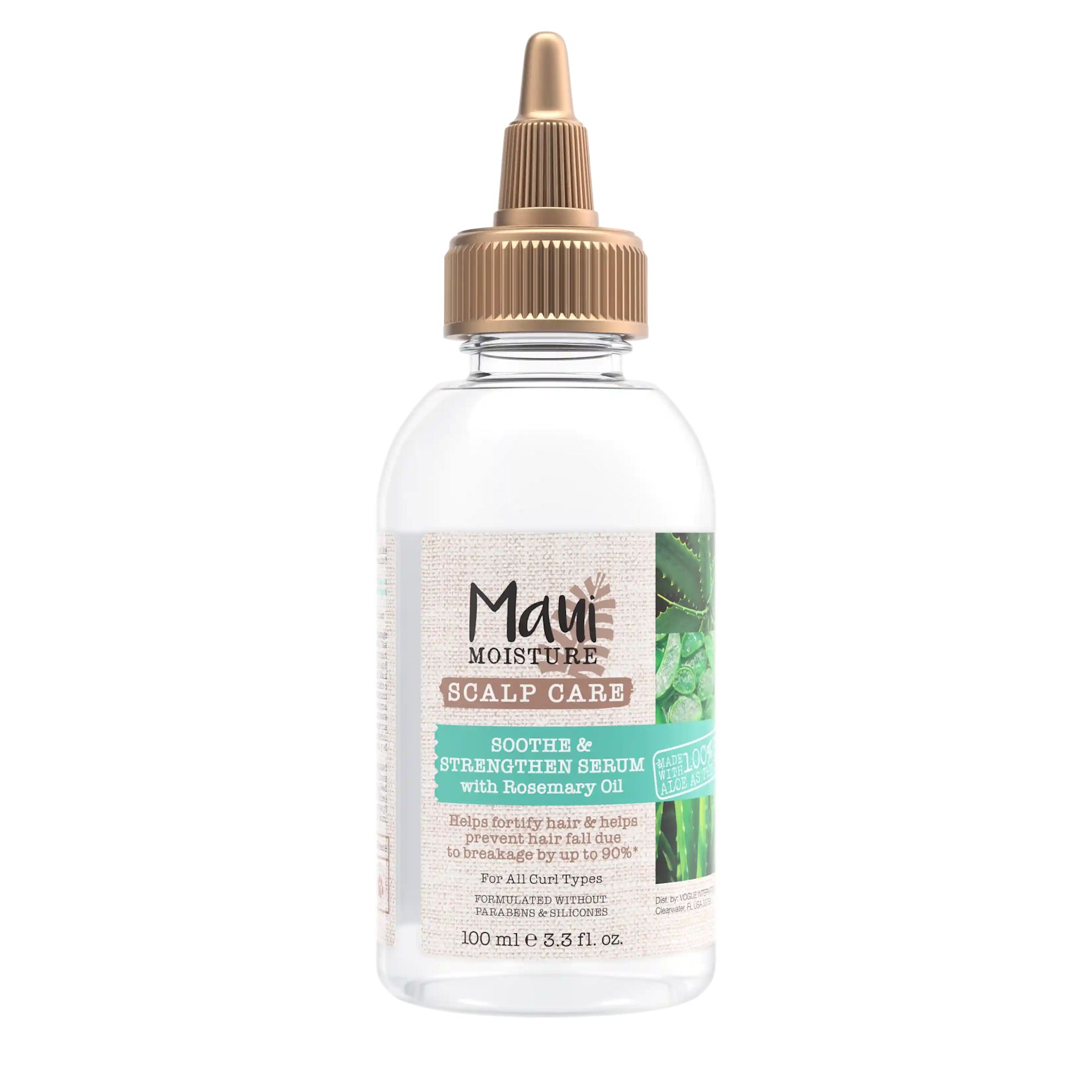 Maui Moisture® Scalp Care Soothe & Strengthen Serum with Rosemary Oil Front of Packaging