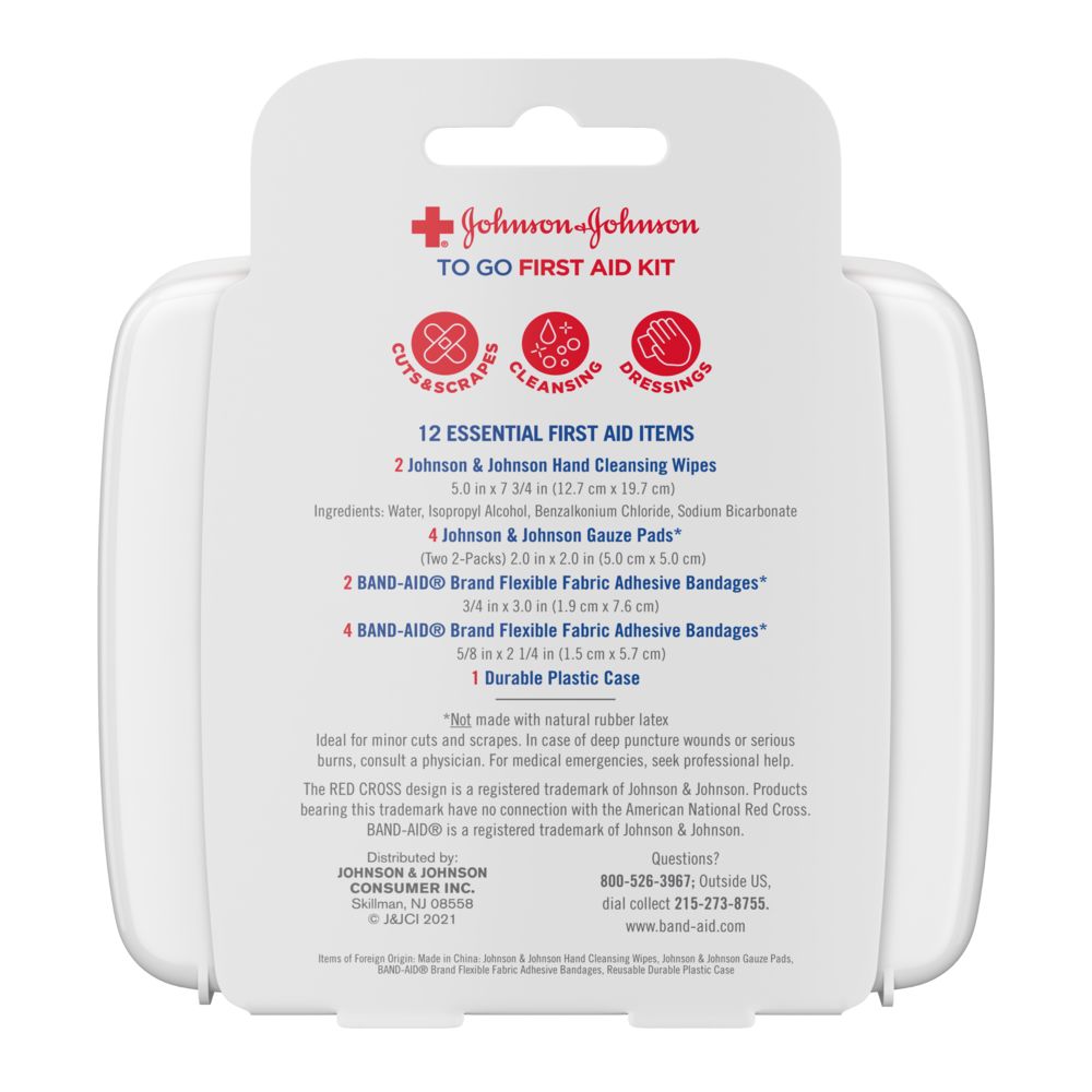 Johnson & Johnson FIRST AID TO GO!® First Aid Kit - Image 3 - Band Aid - en-US
