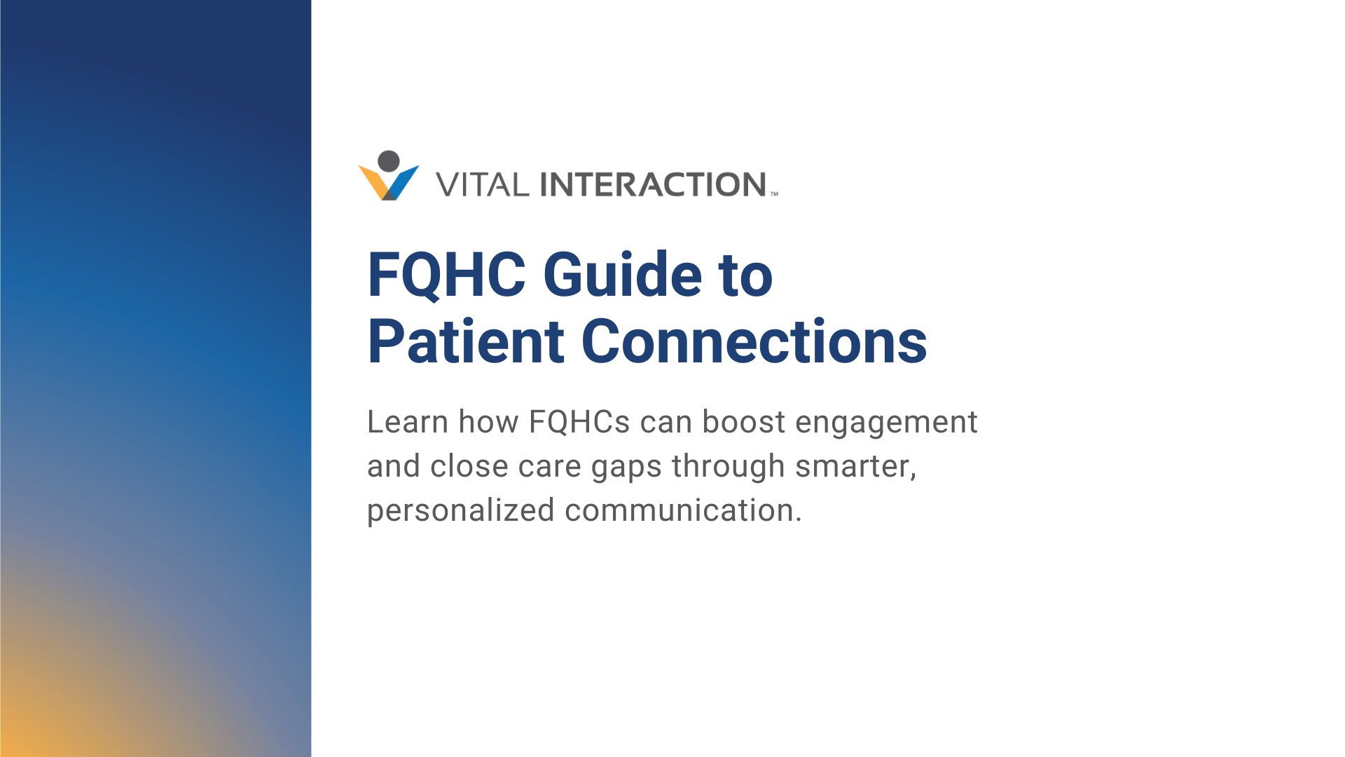 FQHC Guide to Patient Connections Thumbnail