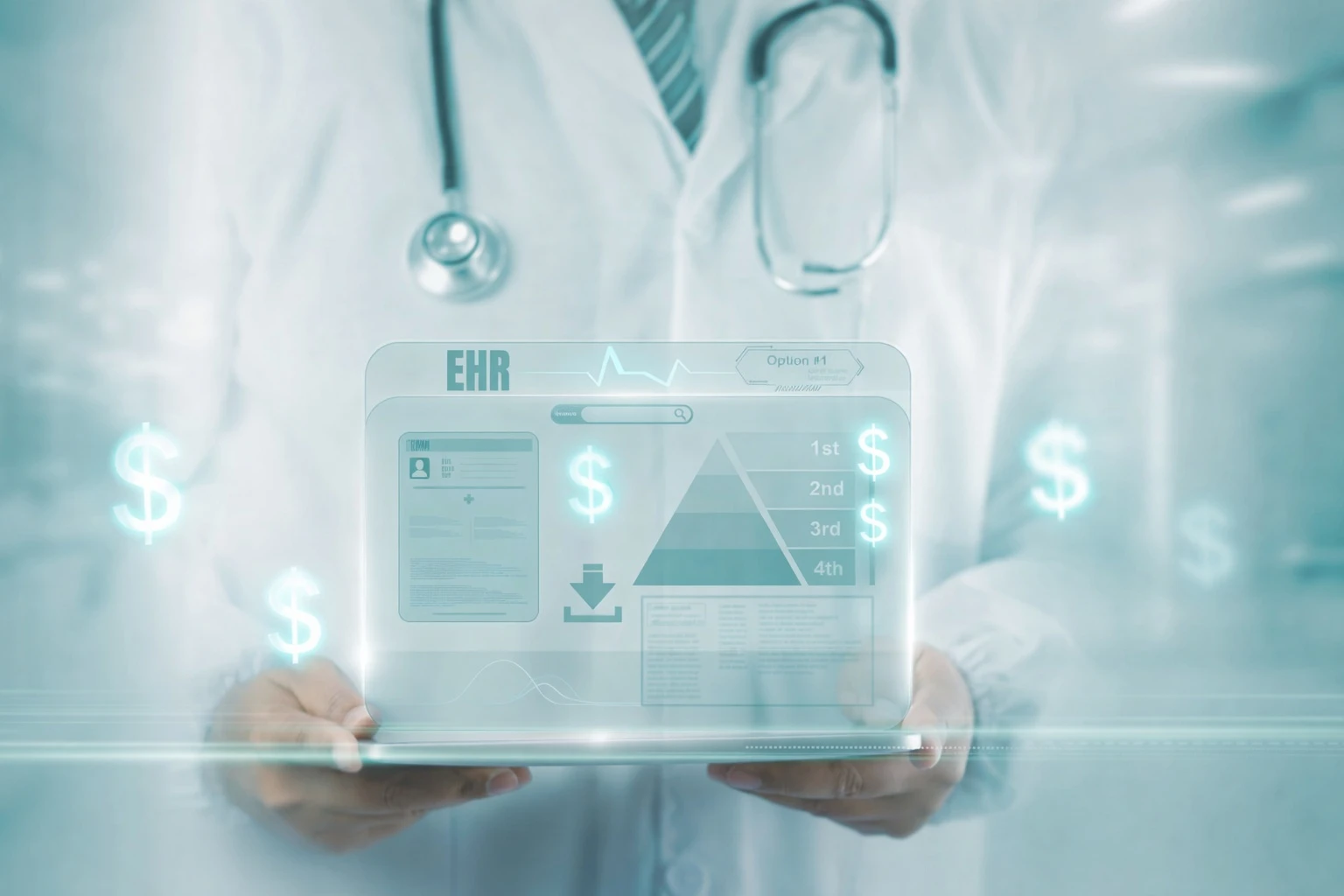 ehr with dollar signs