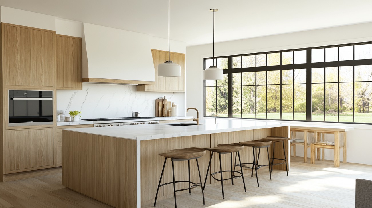 White Oak Cabinets photo