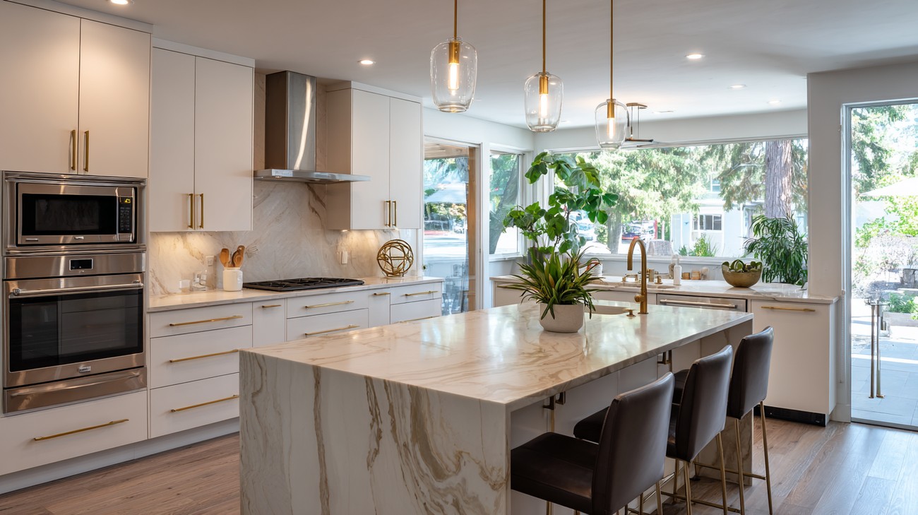 luxury kitchen remodel photo