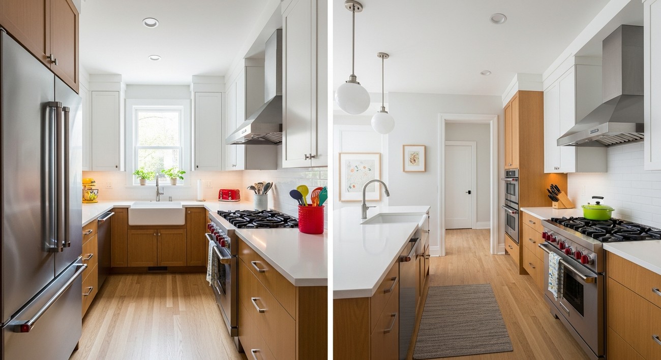 galley kitchen renovation ideas photo