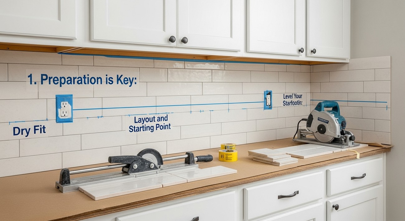 kitchen backsplash install guide near you