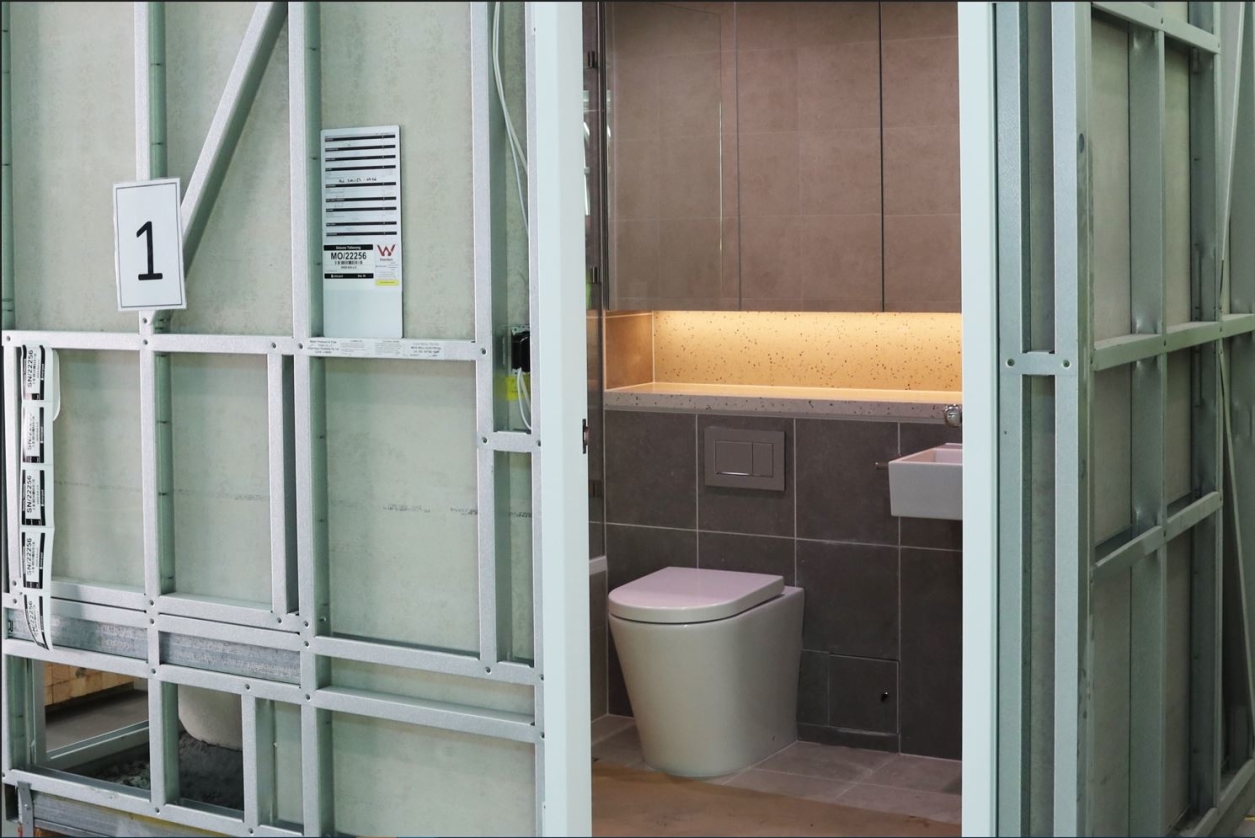 Interpod bathroom pod