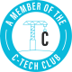 C-Tech Club Members Badge