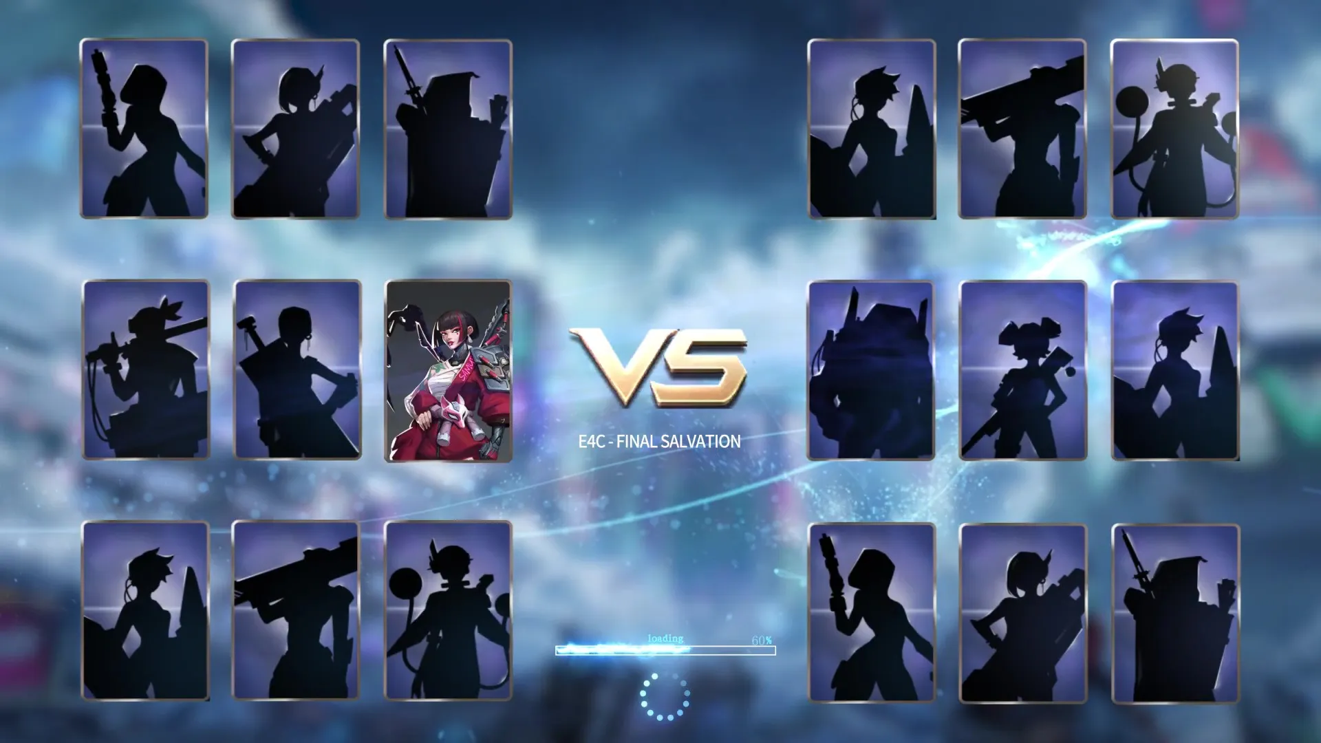 Each player has to select up to three Champions per match. The game loading screen displays all Champions of all 6 players. Players can control 2 at the same time in the game.