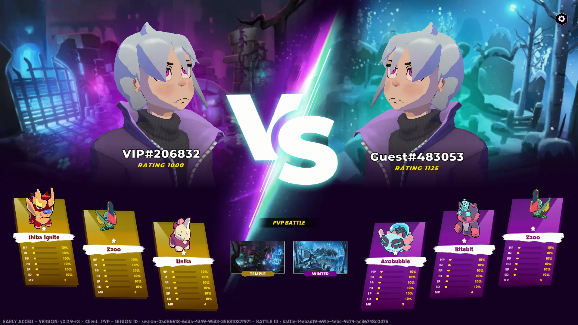 In the match screen, you can see your opponent's Neftie, as well as their stats and rarity. You can also view your opponent's ratings in the game.