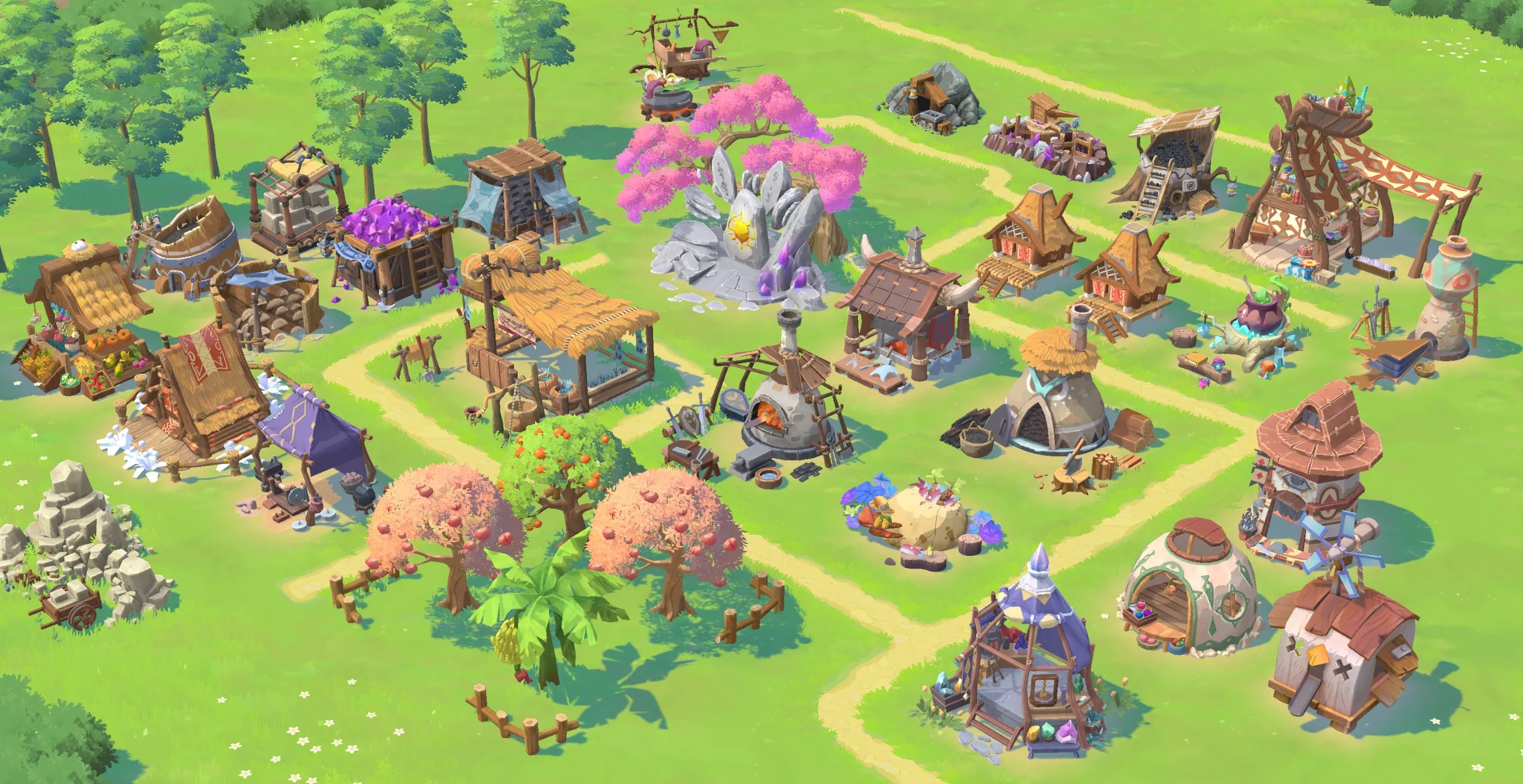 A sample of thriving plot in Axie Infinity Homeland. This land plot showcase valuable resources and a desirable location for players to explore and engage with.