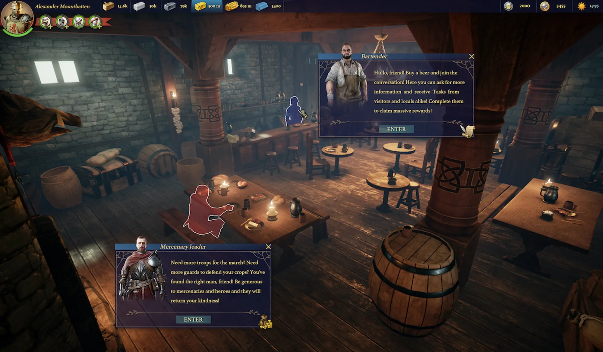 BLOCKLORDS gameplay: Tavern