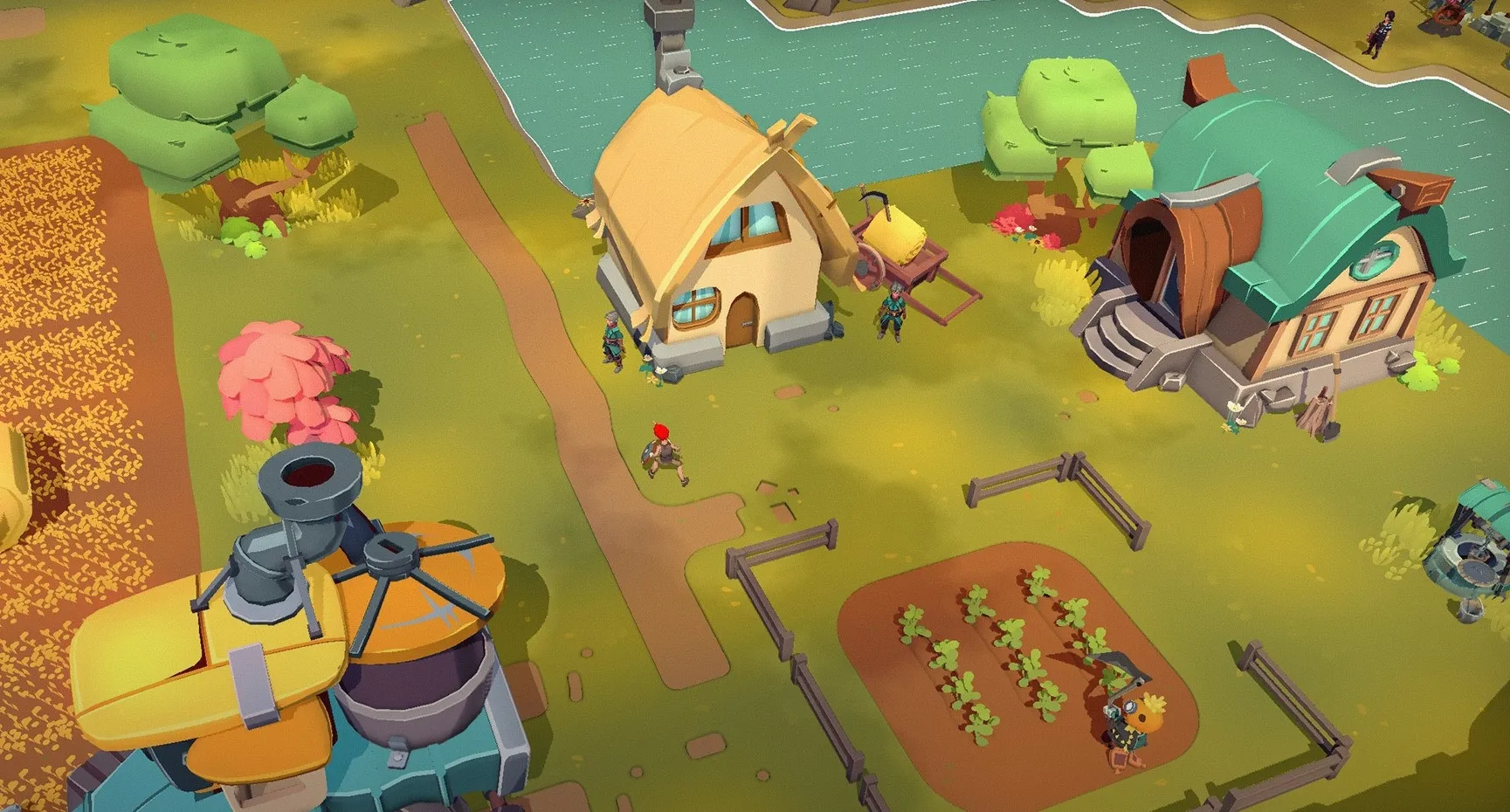 In Ember Sword, Homes are scattered across different areas of Thanabus. Some of these allow players to farm and harvest crops for crafting ingredients.