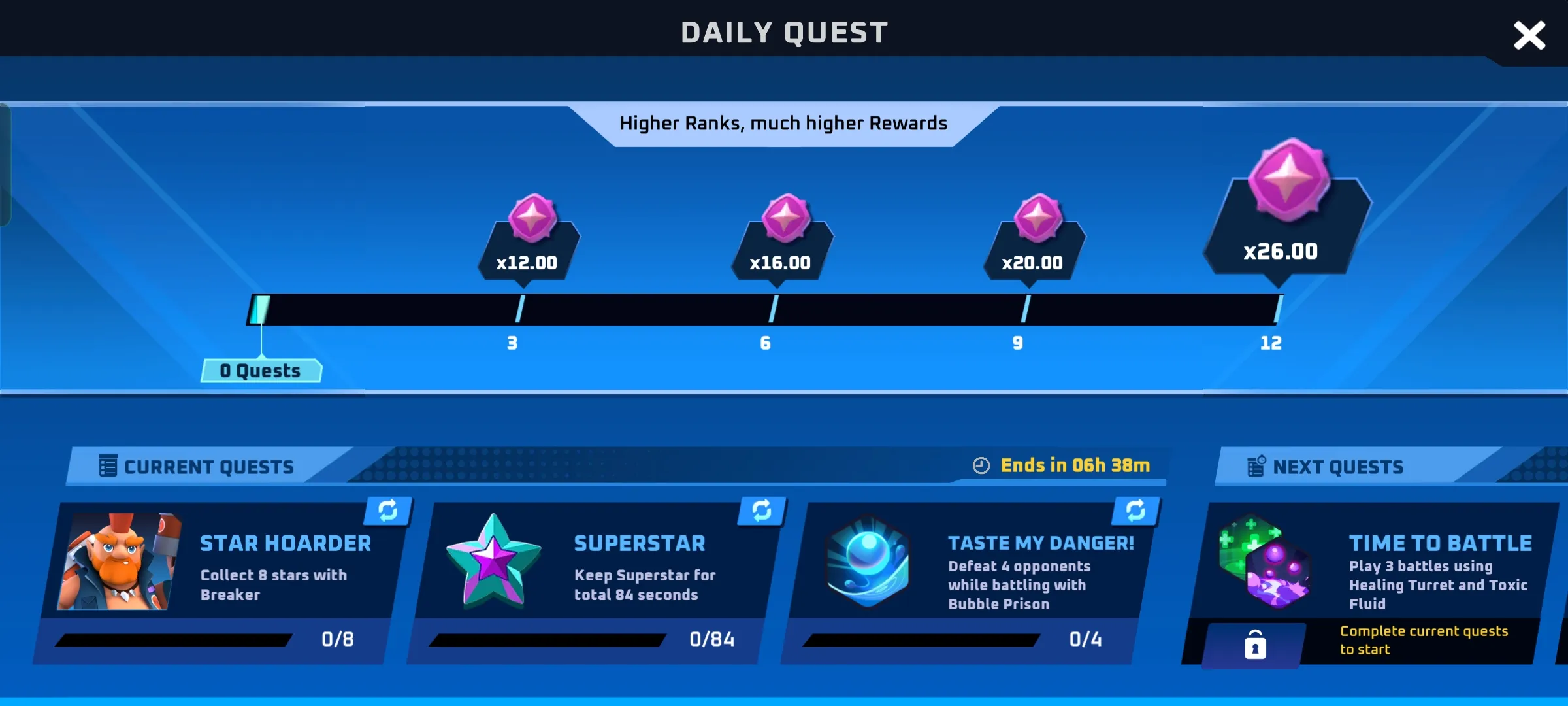 Thetan Arena Daily Quests