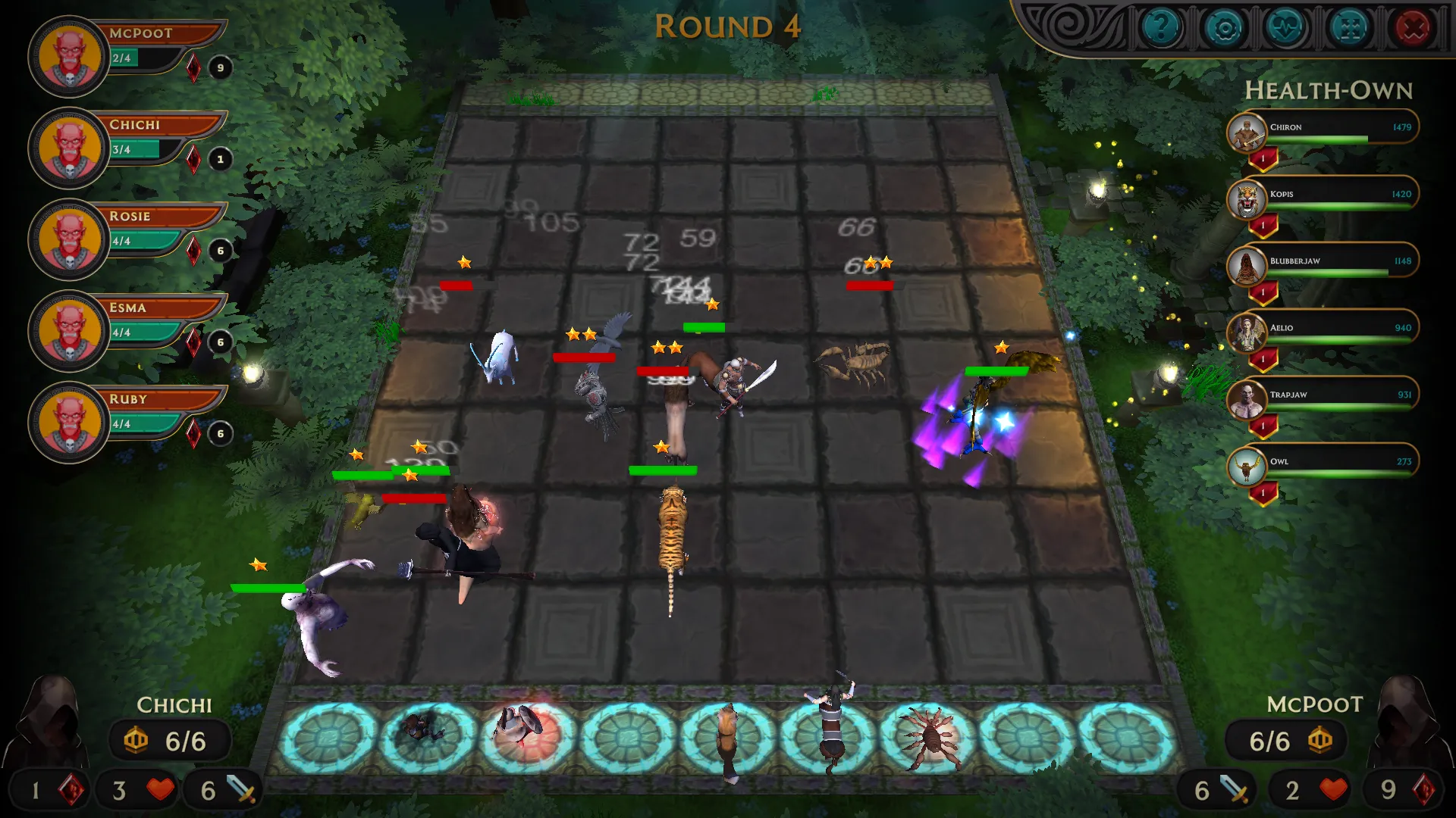 Vulcan's Forge Arena gameplay: Battle Round