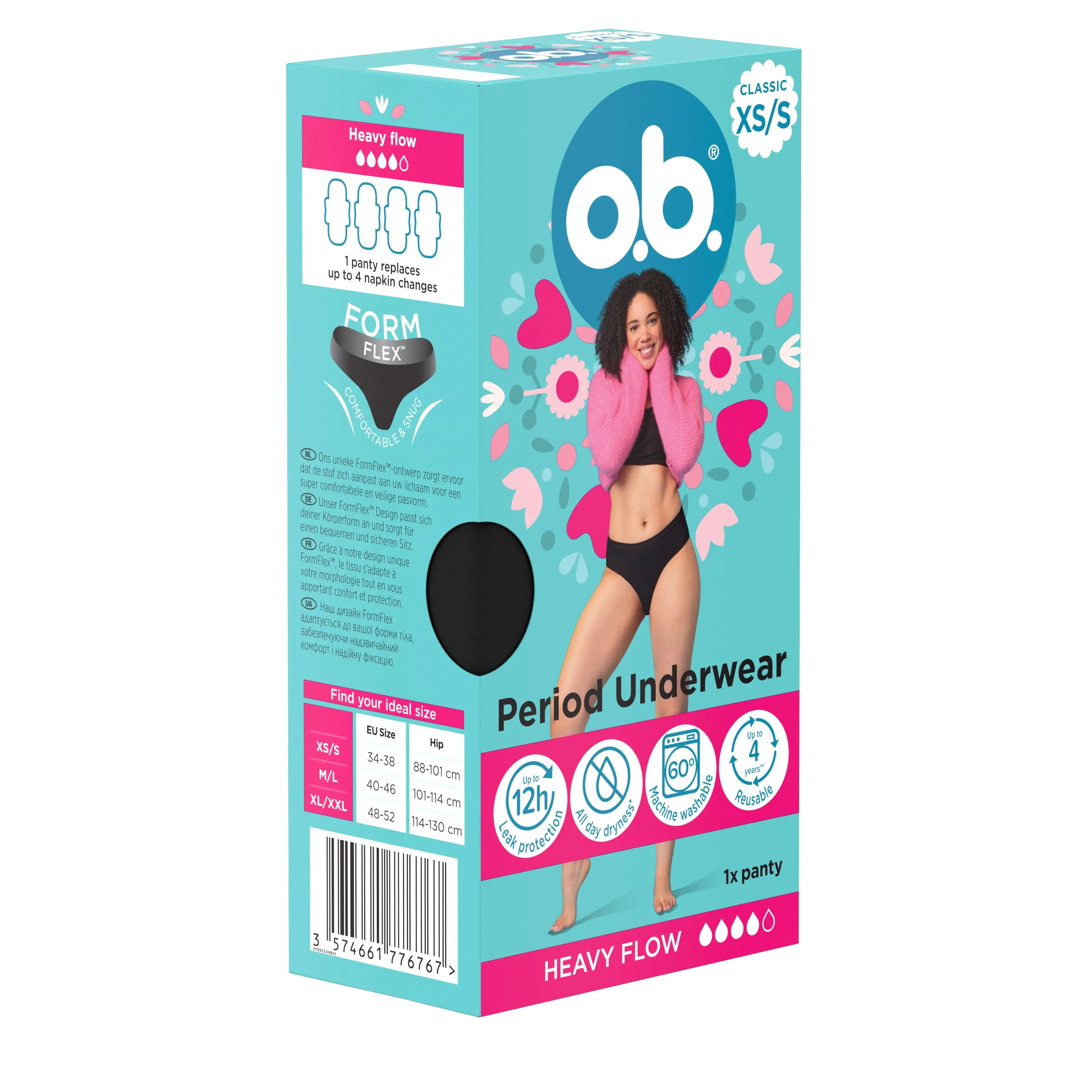 o.b.® Herbruikbaar menstruatie ondergoed image 2