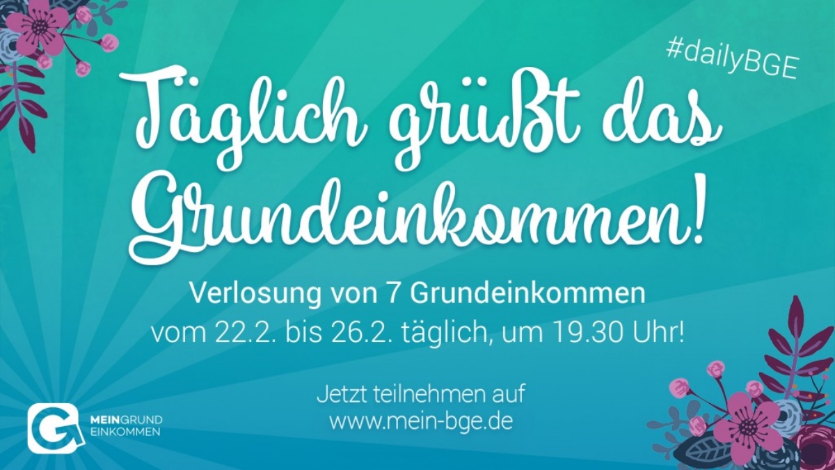 Mein Grundeinkommen Livestream Mein Grundeinkommen Livestream