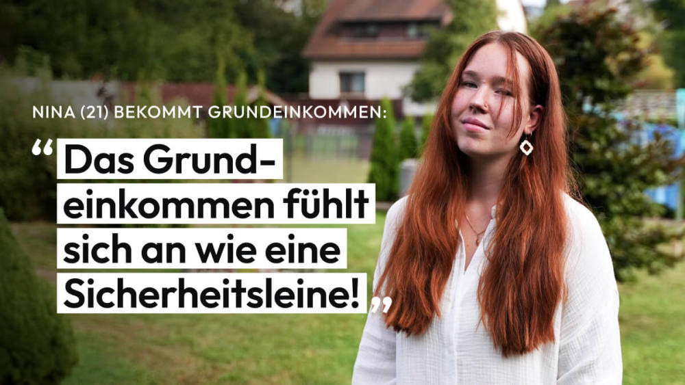 Nina (21) bekommt Grundeinkommen: 