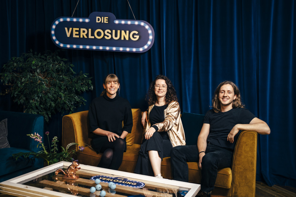 Mein Grundeinkommen, vl Christina Strohm, Kirsten Herrmann, Jannes Börgerding, Foto by Fabian Melber
