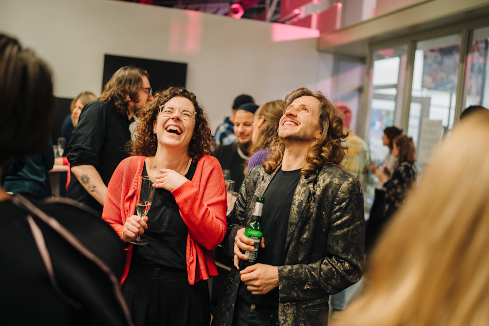 Kirsten und Jannes bei der Aftershowparty.