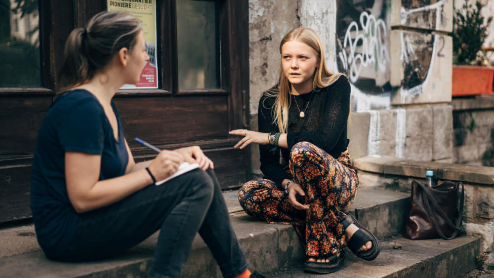 Ianthe im Gespräch mit Malina von Mein Grundeinkommen