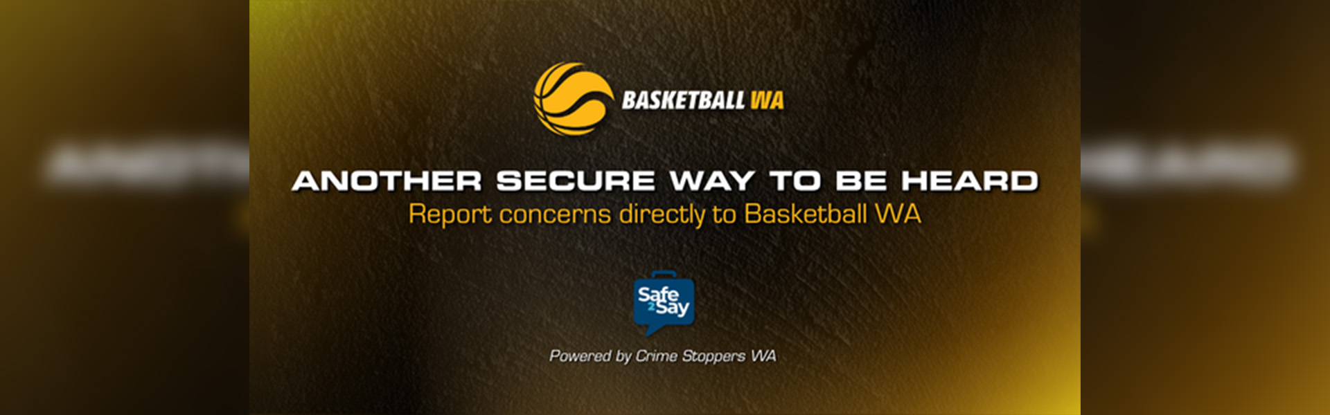Basketball WA Introduces Safe2Say: A New Way to Raise Concerns