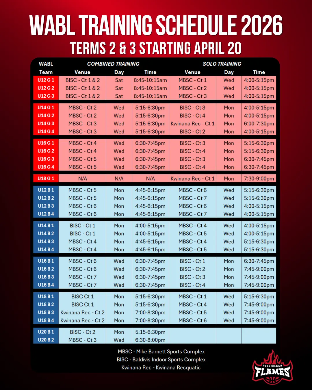 2026 WABL Schedule T2-3