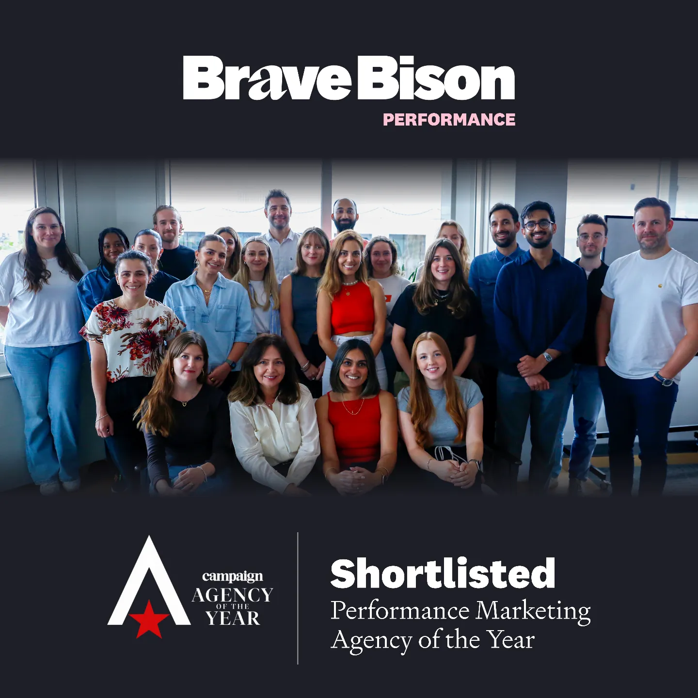 Brave Bison Performance shortlisted at Campaign UK Agency of the Year ...