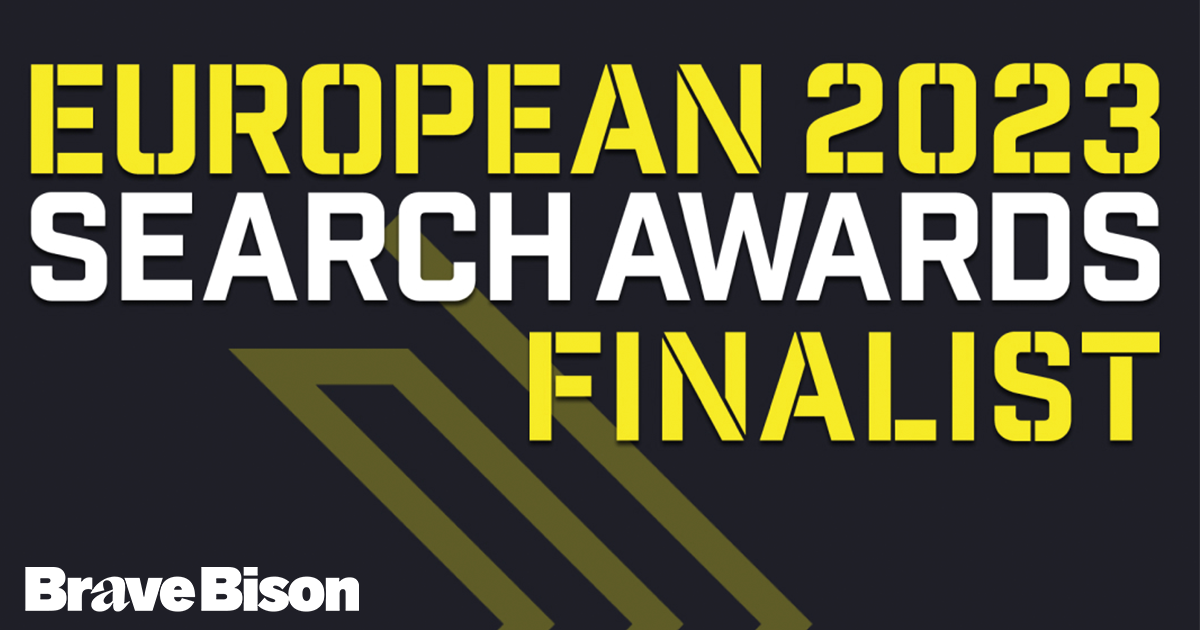 Brave Bison Announced as Finalists for European Search Awards | Brave Bison