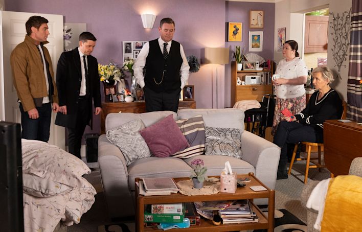 EILEEN - MARY - GEORGE - TODD - THEO - CORONATION STREET - ITV