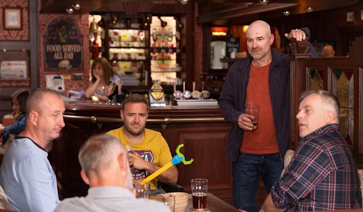 TIM - KEV - TYRONE - STEVE - KIRK - CORONATION STREET - ITV