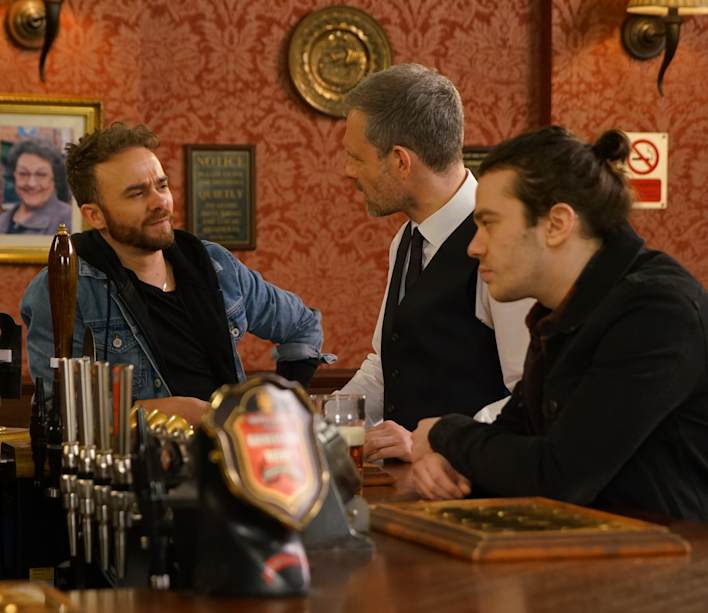 David, Seb and Nick - Coronation Street - ITV