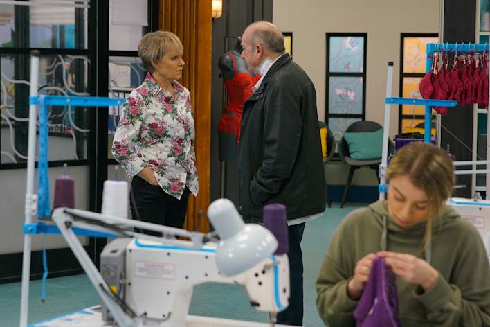 Sally and Geoff - Coronation Street - ITV