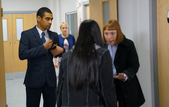 Alya and Sally - Coronation Street - ITV