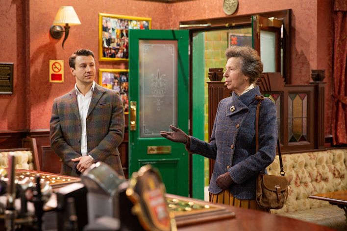 PRINCESS ANNE - CORONATION STREET - ITV