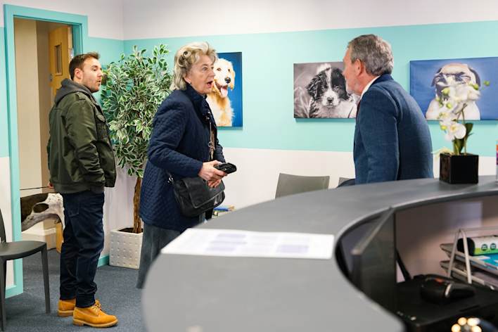 Tyrone, Evelyn and Arthur - Coronation Street - ITV