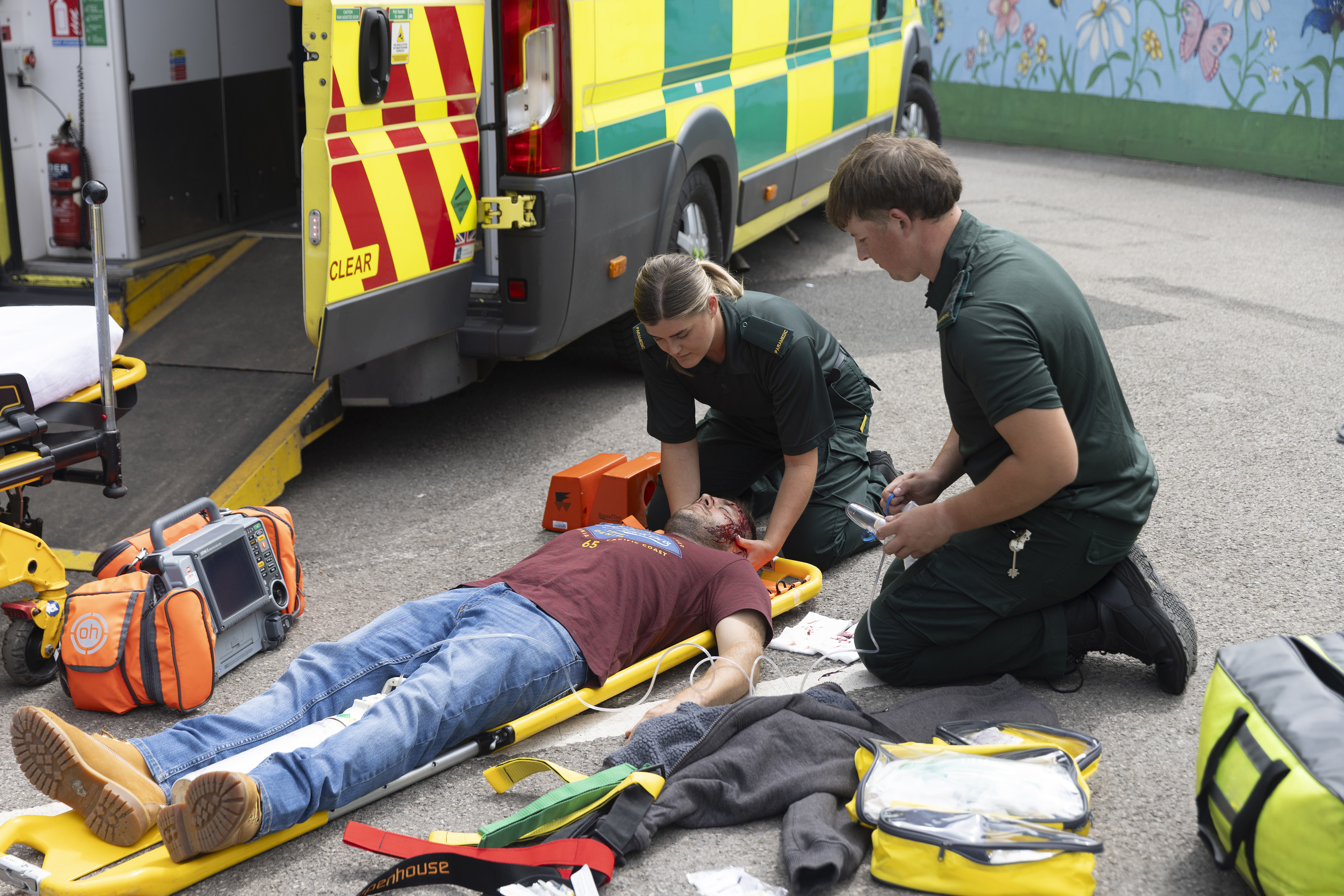 Tyrone - aftermath of hit and run - Coronation Street - ITV