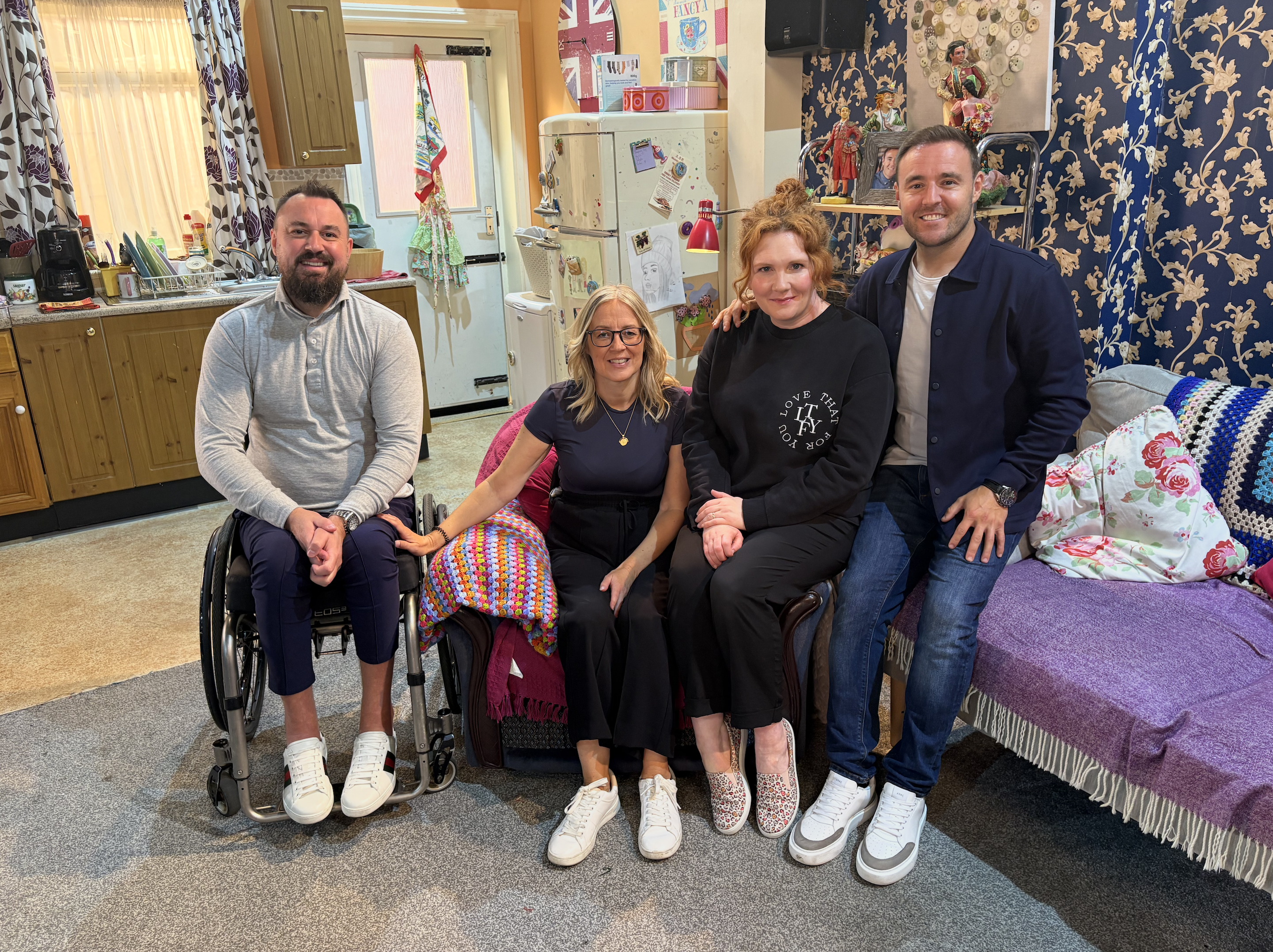 Martin Hibbert, Gabby Hibbert, Jennie and Alan - Coronation Street - ITV