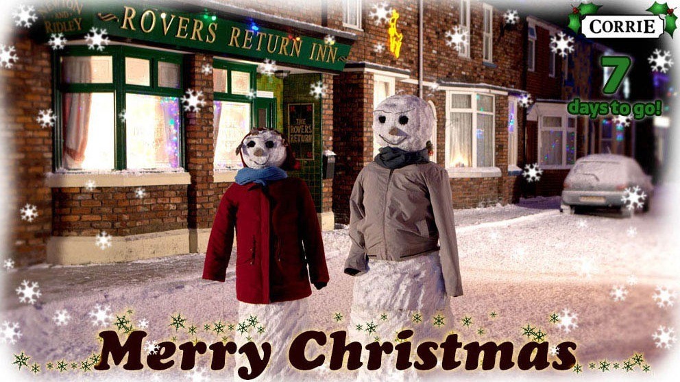 Christmas Countdown Download the Corrie Christmas card Coronation Street
