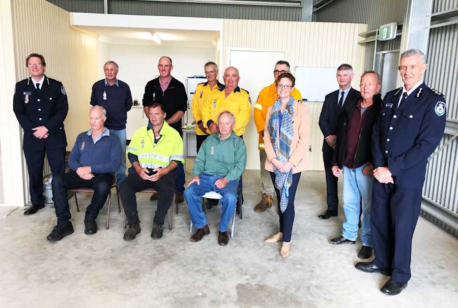Opening of the new Crowther RFS station.