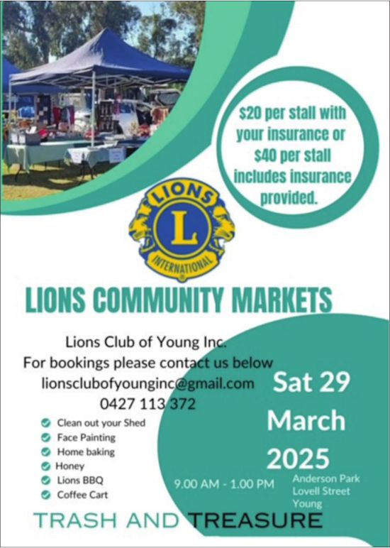 Lions Community Markets