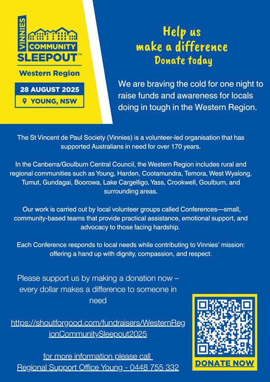 Vinnies Community Sleepout