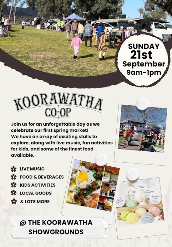 Koorawatha Co-Op Spring Market Day