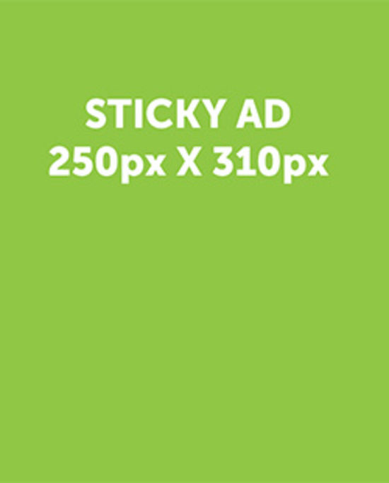 Sample ad – NO NOT DELETE